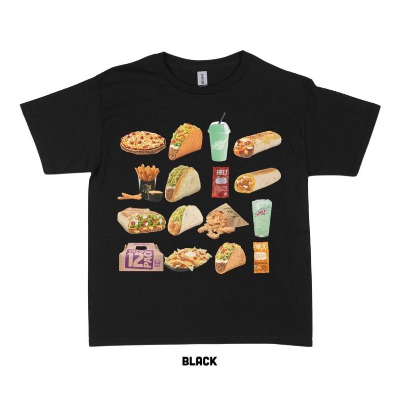 Taco Bell Unisex T-shirt, Taco Bell Lover T-shirt, Tee For Women, Cotton Short Sleeve Top, Casual Menswear Hoodie, Sweatshirt