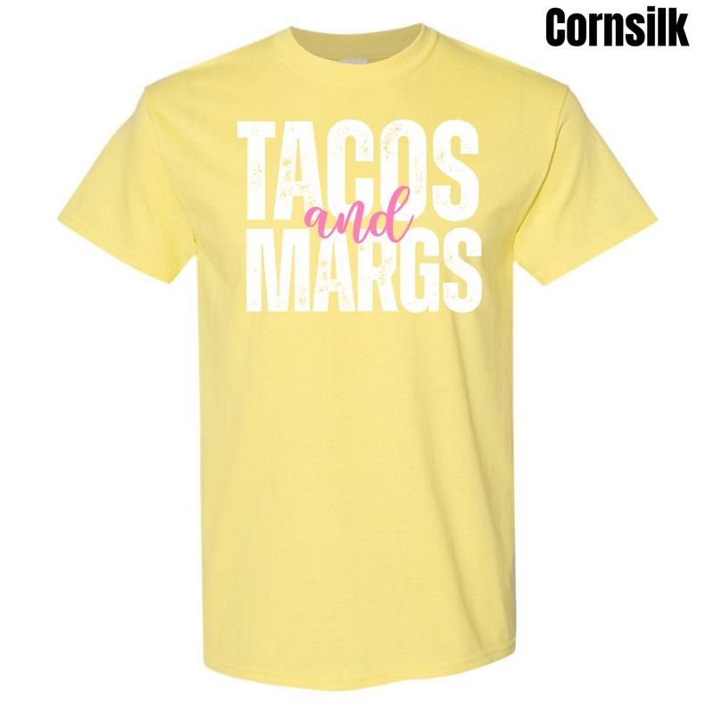 Tacos & Margs White Gildan Short Sleeve T-Shirt 'NLB' Hoodie, Sweatshirt | GrindPrints.com
