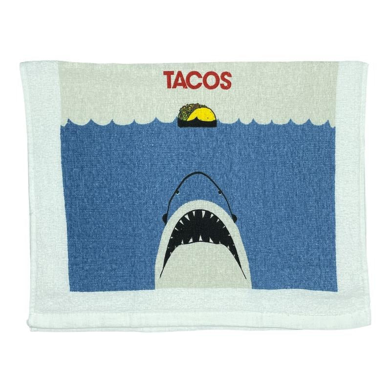 Tacos Shark Funny Deep Sea Attack Tea Towel Funny Dish Towels Soft Adsorbent Tea Towel T-Shirts, Hoodie, Sweatshirt