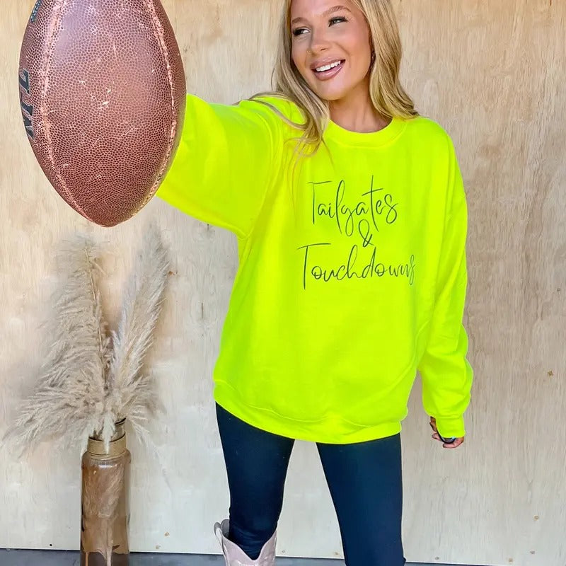 Tailgates & Touchdowns Graphic Pullover T-Shirts, Hoodie, Sweatshirt | GrindPrints.com