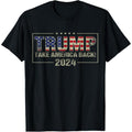 Take America Back American Flag Trump 2024 Men Women Gifts T-Shirt made in usa Hoodie, Sweatshirt | GrindPrints.com