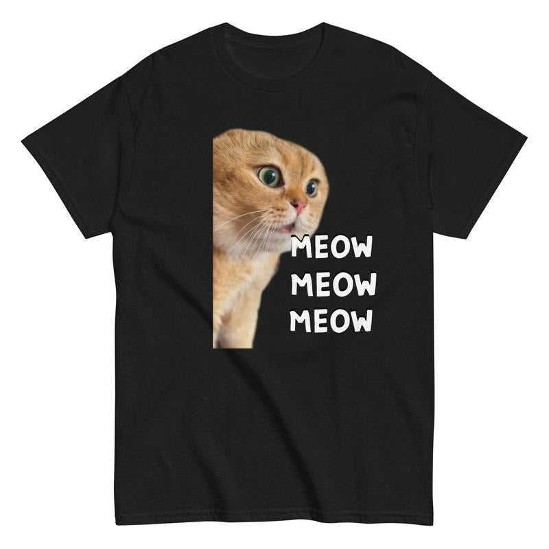 Talking Meme Cat Viral Video Funny Cat  sweater T-Shirts, Hoodie, Sweatshirt | GrindPrints.com