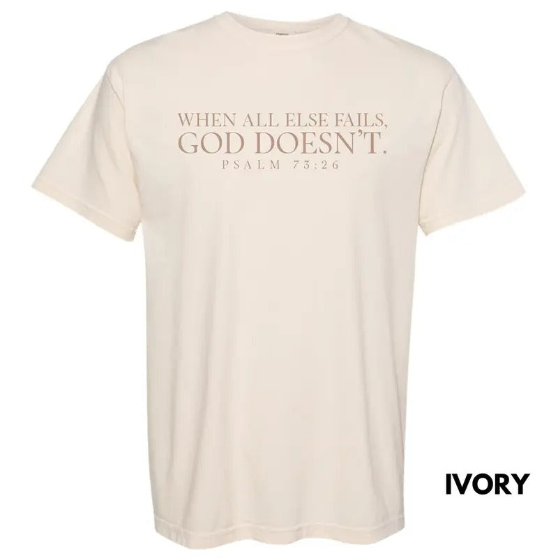 Tan Psalm 73 Comfort Colors T-Shirt 'NLB' Hoodie, Sweatshirt | GrindPrints.com