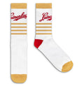 Leinenkugel's Beer Logo Crew Socks - White/Red/Tan T-Shirts, Hoodie, Sweatshirt | GrindPrints.com