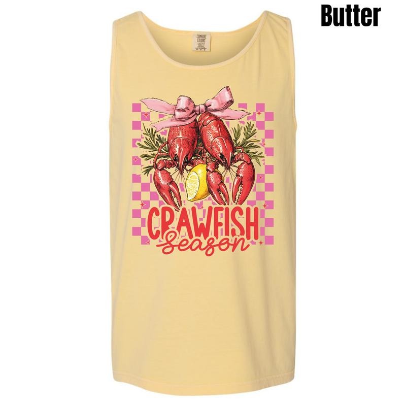 Tank Top - Crawfish Season Coquette Comfort Colors Tank Top 'NLB' T-Shirts, Hoodie, Sweatshirt | GrindPrints.com