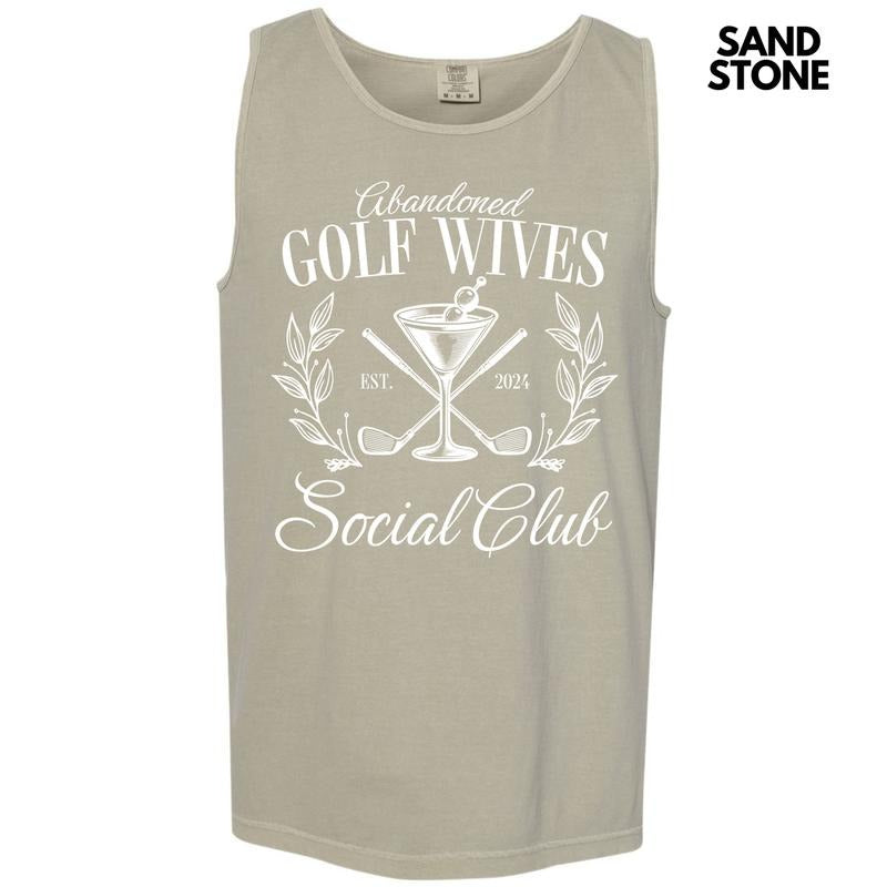 Tank Top - Golf Wives Social Club Comfort Colors Tank Top 'NLB' T-Shirts, Hoodie, Sweatshirt | GrindPrints.com