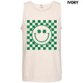 Tank Top - Green Shamrock Checker Happy Face Comfort Colors Tank Top 'NLB' T-Shirts, Hoodie, Sweatshirt | GrindPrints.com