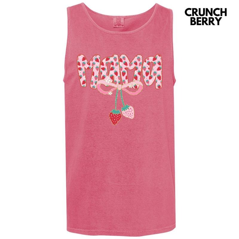 Tank Top - Mama Strawberry Coquette Comfort Colors Tank Top 'NLB' T-Shirts, Hoodie, Sweatshirt | GrindPrints.com