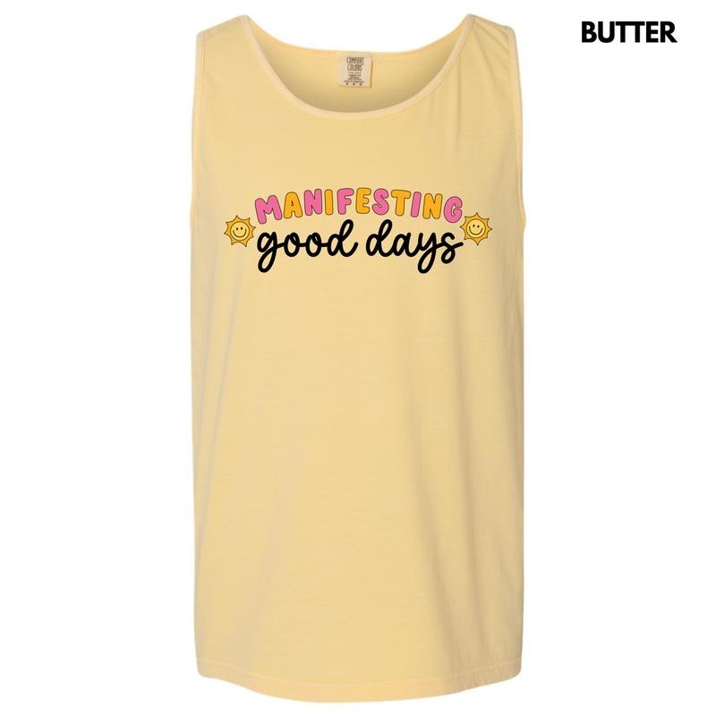 Tank Top - Manifesting Sunshine Comfort Colors Tank Top 'NLB' T-Shirts, Hoodie, Sweatshirt | GrindPrints.com