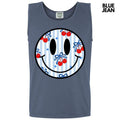Tank Top - Stripe Cherry Happy Face Comfort Colors Tank Top 'NLB' T-Shirts, Hoodie, Sweatshirt | GrindPrints.com
