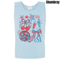 Tank Top - True American Collage Comfort Colors Tank Top 'NLB' T-Shirts, Hoodie, Sweatshirt | GrindPrints.com