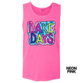 Tank Top - Watercolor Lake Days Comfort Colors Tank Top 'NLB' T-Shirts, Hoodie, Sweatshirt | GrindPrints.com
