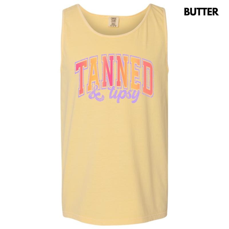 Tank Top -Lavender Tanned & Tipsy Comfort Colors Tank Top 'NLB' T-Shirts, Hoodie, Sweatshirt | GrindPrints.com