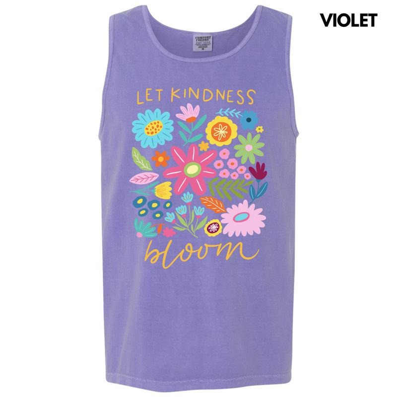 Tank Top -Let Kindness Bloom Comfort Colors Tank Top 'NLB' T-Shirts, Hoodie, Sweatshirt | GrindPrints.com
