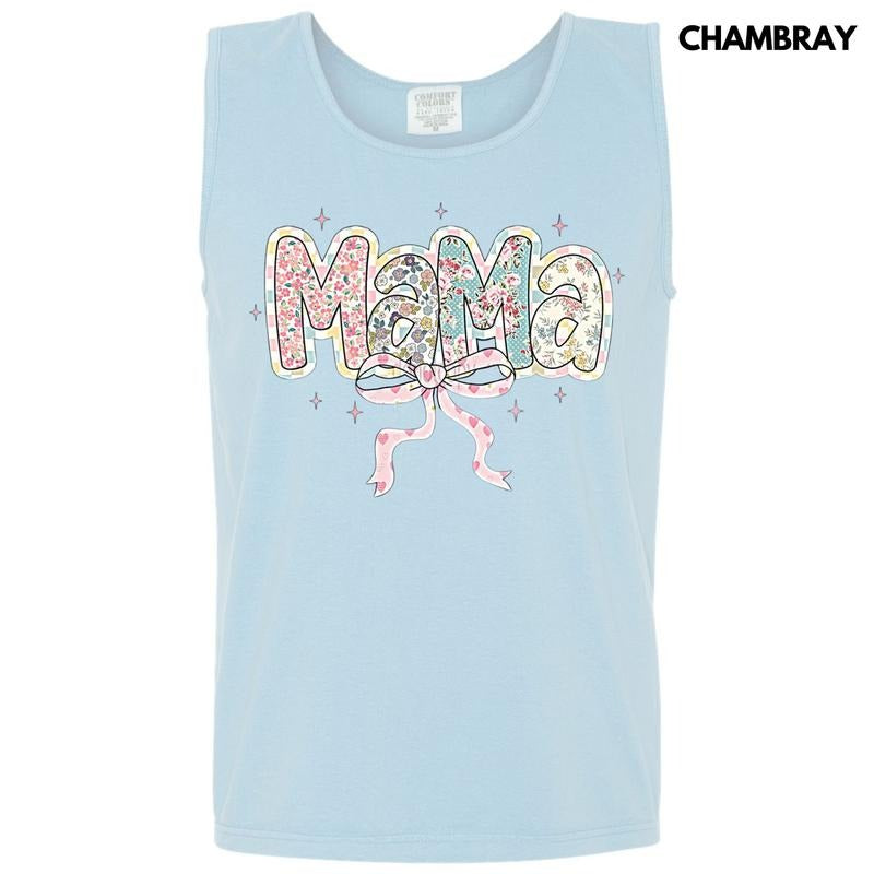 Tank Top -Pattern Mama Coquette Comfort Colors Tank Top T-Shirts, Hoodie, Sweatshirt | GrindPrints.com