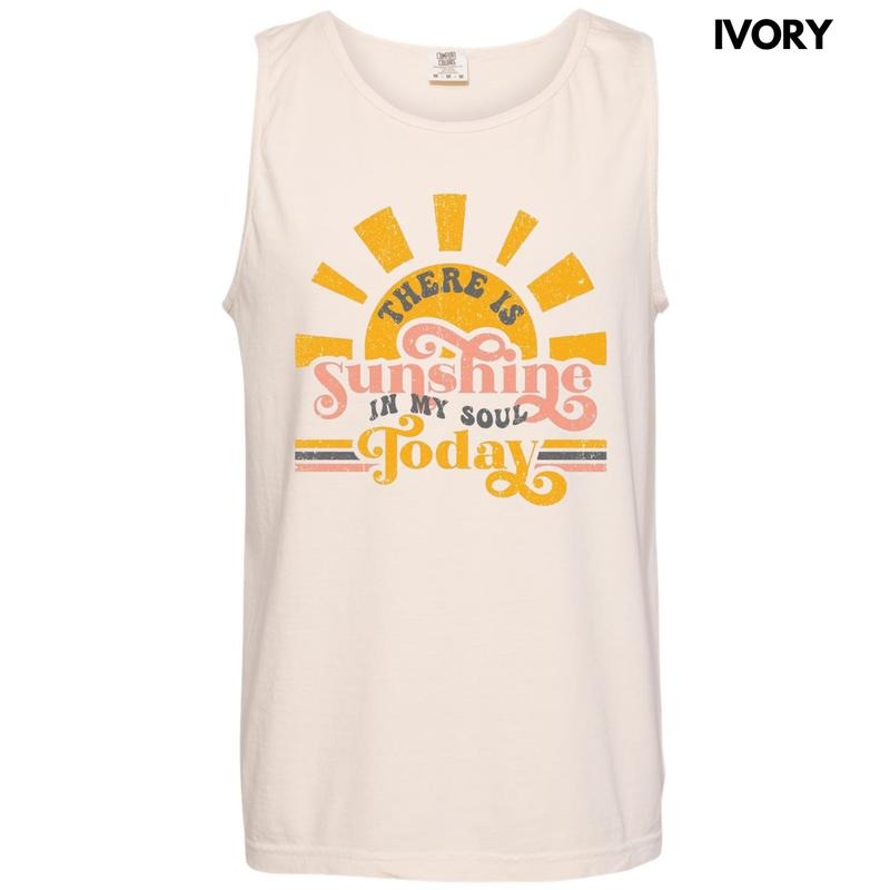 Tank Top -Sunshine In My Soul Comfort Colors Tank Top T-Shirts, Hoodie, Sweatshirt | GrindPrints.com