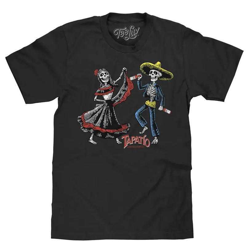 Tapatio Hot Sauce Day Of The Dead T-Shirt - Black Hoodie, Sweatshirt | GrindPrints.com