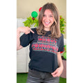 Tartan Merry Christmas Graphic T-Shirt Hoodie, Sweatshirt | GrindPrints.com