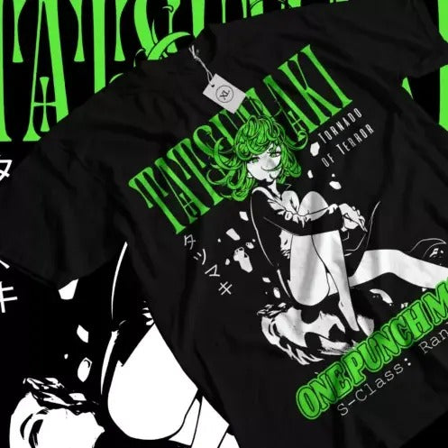 Tatsumaki T-shirt One punch Man Anime Manga Villain Kawaii Funny Shirt All Size Hoodie, Sweatshirt | GrindPrints.com