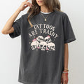 Tattoos Are Trashy Shirt, Tattoo Addicted Tee, Skull Skeleton Graphic Printed Tee, Funny Gift For Tattoos Lover,...