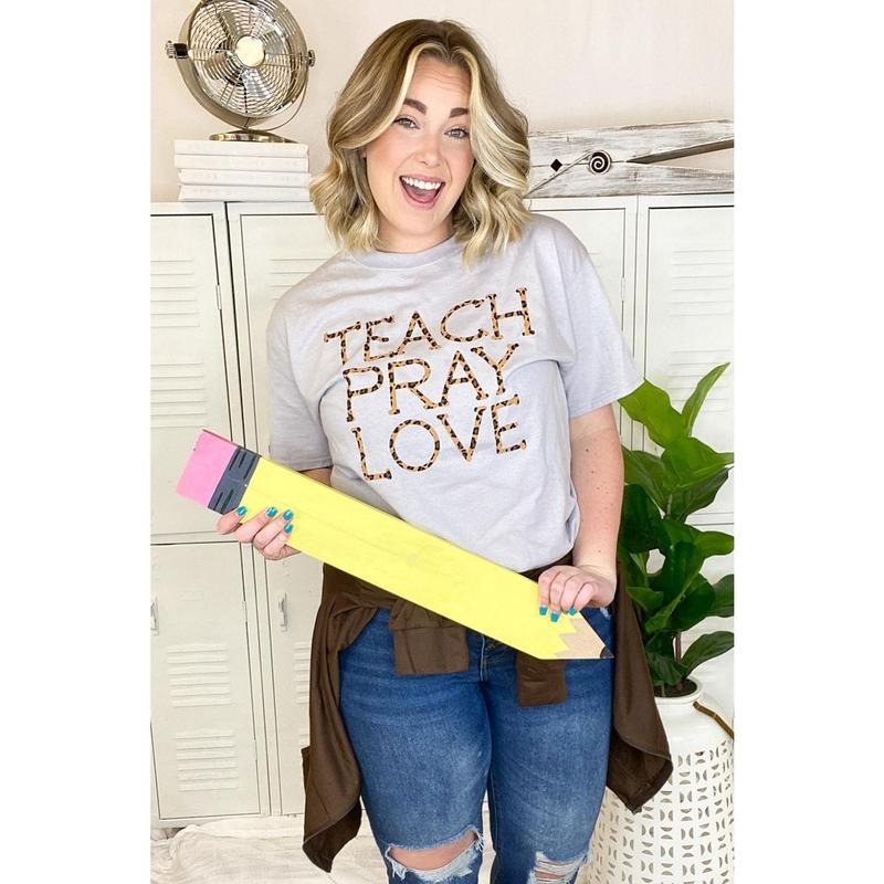 Teach Pray Love Graphic T-Shirt Hoodie, Sweatshirt | GrindPrints.com