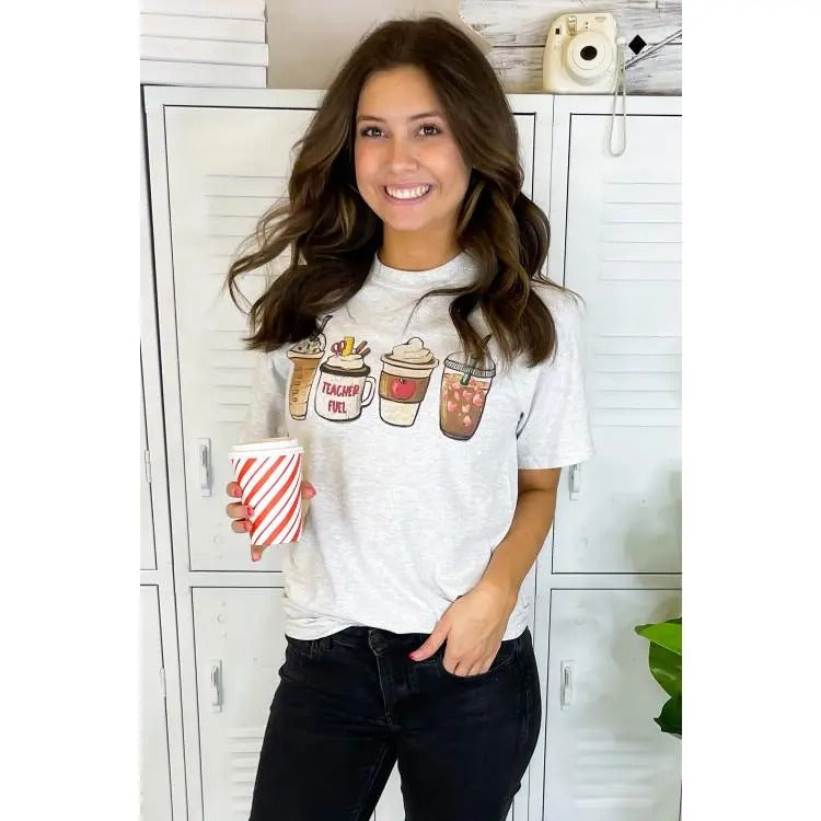 Teacher Fuel T-Shirt Hoodie, Sweatshirt | GrindPrints.com