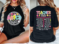 Teacher Shirt ABCD Teacher Tour Shirt Back School End Year Shirt Teacher Kindergarten Teacher Shirt Elementary School T-Shirts, Hoodie, Sweatshirt