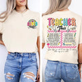 Teacher Tour, Back to School, Retro, Front and Back, First Day of School, Cute, Teacher Appreciation, Coquette, Comfort...