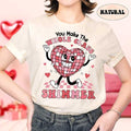 Teacher Valentine Shirt, You Make The Whole Class Shimmer, Valentines Day Teacher Shirt, Teacher Heart Love Shirt,...