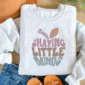 Teaching Sweatshirt, Teaching Shaping Little Minds Shirt, Teacher Sweatshirt, New Teacher Gift, Elementary Teacher...
