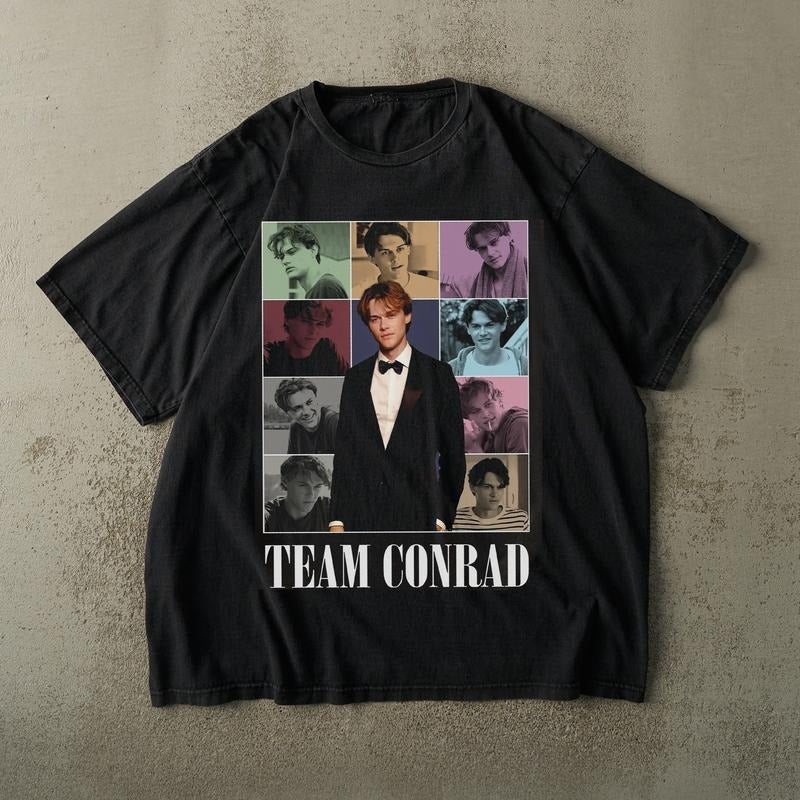 Team Conrad Bootleg Shirt, Conrad Fisher TShirt, The Summer I Turned Pretty Shirt, Retro 90s Bootleg Casual...
