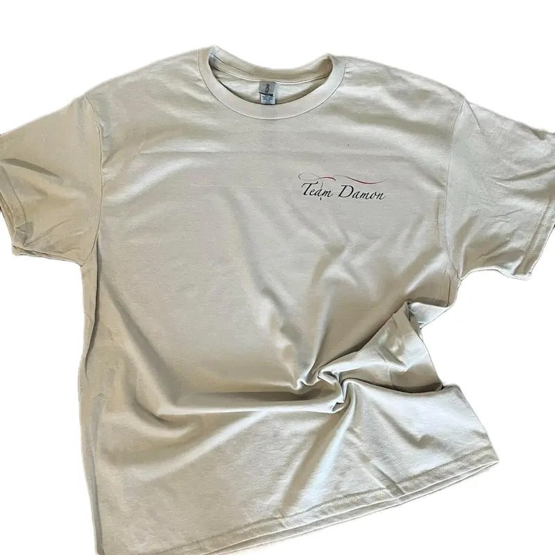 Team Damon Tshirt Top Womenswear Comfortable Fit Hoodie, Sweatshirt | GrindPrints.com