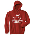 Team Naughty Unisex Hoodie Funny Xmas Party Santas Bad Group List Hooded Sweatshirt Funny Hoodies Christmas Hoodie Funny...
