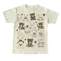 Teddy Bear Collage Tattoo Vintage Graphic Tshirt, Retro Bears With Hearts Shirt, Bears With Wings, Funny Gag Shirts, Cute...