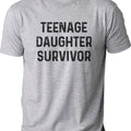 Teenage Daughter Survivor Shirt, Daughter for Dad, Funny Shirt Men , Fathers Day Gift, Husband TShirt, Unisex Tee Shirts,...