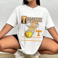 Tennessee Hoops Heavyweight Cotton T-Shirt ? Durable and Comfortable Tee Featuring Classic Tennessee Basketball Design ?...