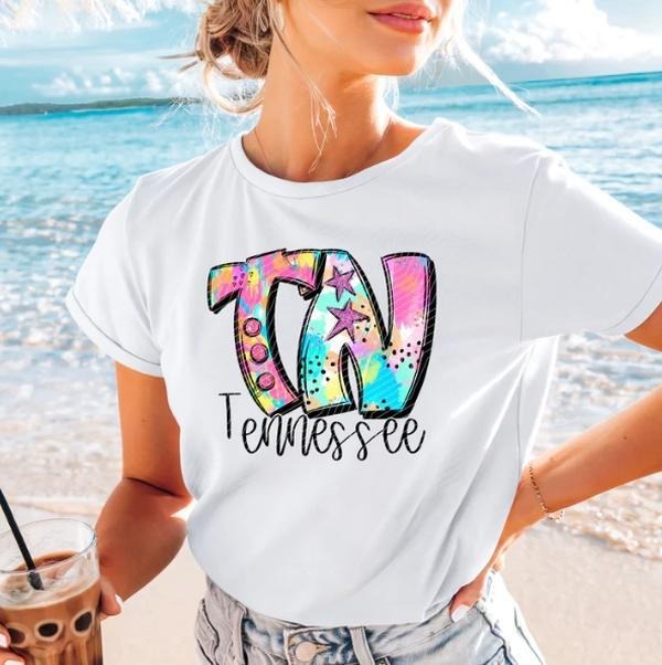 Tennessee Neon Splash DTF Transfers - THIS IS NOT A SHIRT Hoodie, Sweatshirt | GrindPrints.com