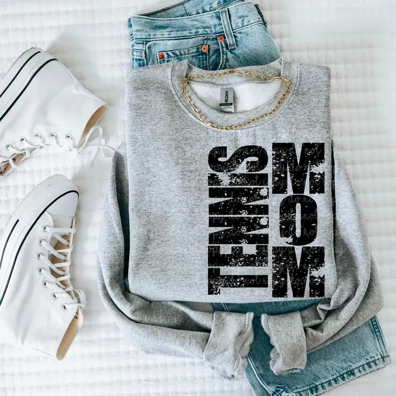 Tennis Mom DTF Transfers - THIS IS NOT A SHIRT Hoodie, Sweatshirt | GrindPrints.com