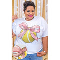 Tennis Pink Bow Rhinestone Graphic Shirt Hoodie, Sweatshirt | GrindPrints.com