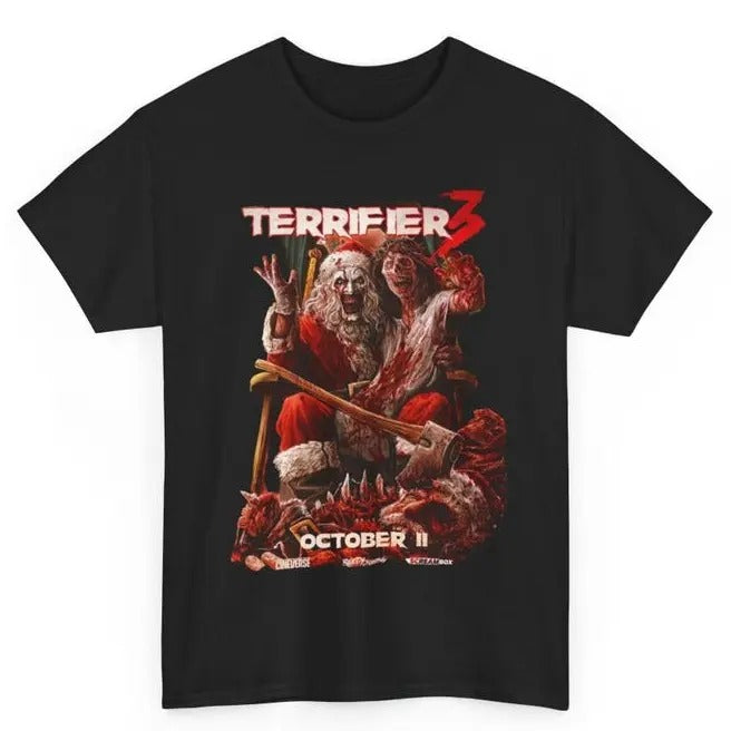 Terrifier 3 Cotton T Shirt_Cotton Perfect Boyfriend Girlfriend T-Shirts, Hoodie, Sweatshirt