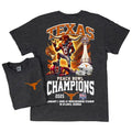 Texas Longhorns Peach Bowl Champs 2025 Mascot Shirt Classic Cotton Sweaters Womenswear Menswear football fan Comfortable...