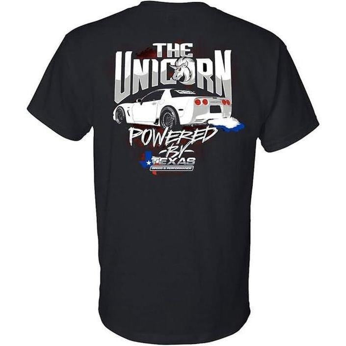 Texas Speed Unicorn Corvette T-shirt, Menswear Car Parts Short Sleeve Hoodie, Sweatshirt | GrindPrints.com