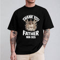Thank You Father Pope Francis Shirt Casual Style Crew Neck Short Sleeve T-Shirt Tops Trendy for Unisex Hoodie, Sweatshirt