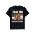 Thank You for Your Service Armed Forces Memorial Day Tee Casual Style Crew Neck Short Sleeve T-Shirt Tops Trendy for...