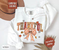 Thankful Sweatshirt Comfort Colors, Thanksgiving Sweater Womenswear Fall Crewneck T-Shirts, Hoodie | GrindPrints.com