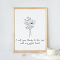 Thankful, Bible Verse Wall Art, Inspirational Art, Gifts For Girls Teens Her Bedroom Wall Decor, Poster Prints No Frame,...
