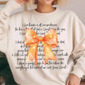 Thanksgiving Bible Verses Coquette Fall Sweatshirt, Jesus Coquette Bow Fall Vibes Shirt Hoodie | GrindPrints.com