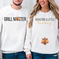 Thanksgiving Couple Pregnancy Announcement Sweatshirt, Fall Maternity Sweater, Funny Mom and Dad To Be Crewneck, Matching...