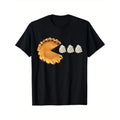 Thanksgiving Day Printed, Men's Cotton Graphic T-shirt, Casual Short Sleeve Crew Neck Gamer T-shirt, Men's Tee For...