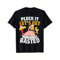 Thanksgiving Day Printed, Men's Cotton Graphic T-shirt, Casual Short Sleeve Crew Neck Gamer T-shirt, Men's Tee For...
